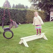 Steigerhouten evenwichtsbalk Eveline (Steigerhouten accessoires online bestellen)