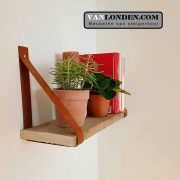 Leren plankendragers (Steigerhouten accessoires online bestellen)