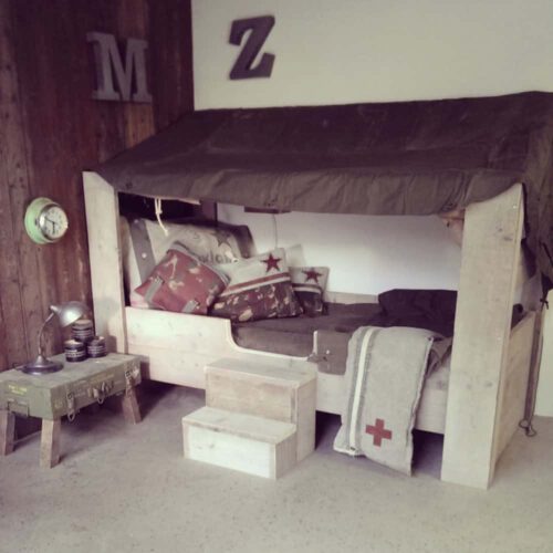 Steigerhouten tentbed Liam (Steigerhouten kinderbedden)
