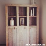 Open kast van steigerhout Lara (Steigerhouten open kasten bestellen)