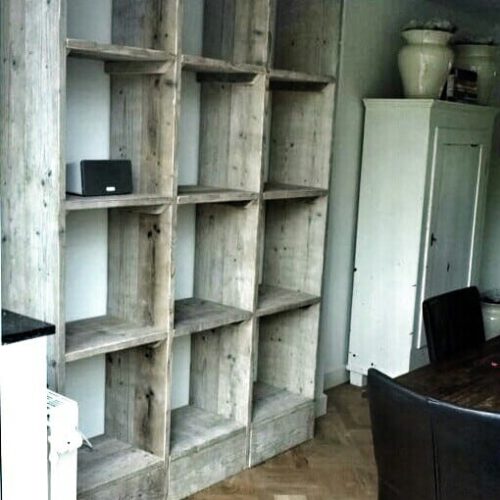 Steigerhouten open kast Louise (Diverse steigerhouten kasten bestellen)