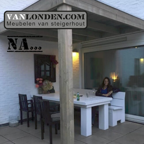 Overkapping Steigerhout Noud (Steigerhouten overkappingen bestellen)