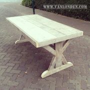 Steigerhouten tafel Pieter (Steigerhouten eettafels online bestellen)