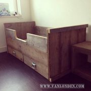Steigerhouten kajuitbed Robin (Steigerhouten kinderbedden)