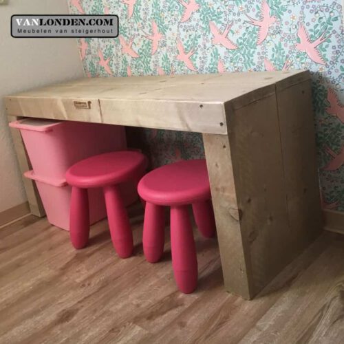 Steigerhouten speeltafel Sofie (Steigerhouten tafels)