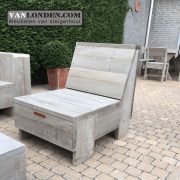 Steigerhouten 1 - zits bank Fenne (Actieve steigerhouten zitbanken bestellen)