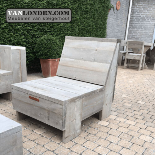 Steigerhouten 1 - zits bank Fenne (Actieve steigerhouten zitbanken bestellen)