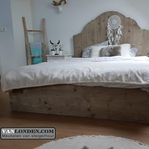 Steigerhouten tweepersoonsbed Annelotte (Steigerhouten tweepersoonsbedden)