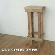 Steigerhouten barkruk Barend (Steigerhouten krukken online bestellen)