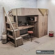 Steigerhouten hoogslaper Claudia (Steigerhouten hoogslapers)