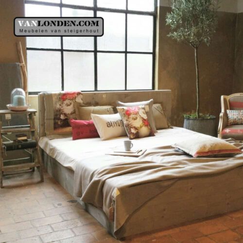Steigerhouten tweepersoonsbed Joshua (Steigerhouten tweepersoonsbedden)