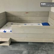 Steigerhouten bedbank Anniek (Steigerhouten kinderbedden)