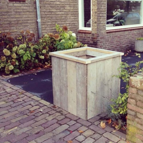 Steigerhouten bloembak / plantenbak Menno (Steigerhouten accessoires online bestellen)