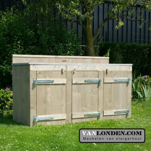 Steigerhouten buitenkeuken Julius (Steigerhouten buitenkeukens op maat gemaakt)