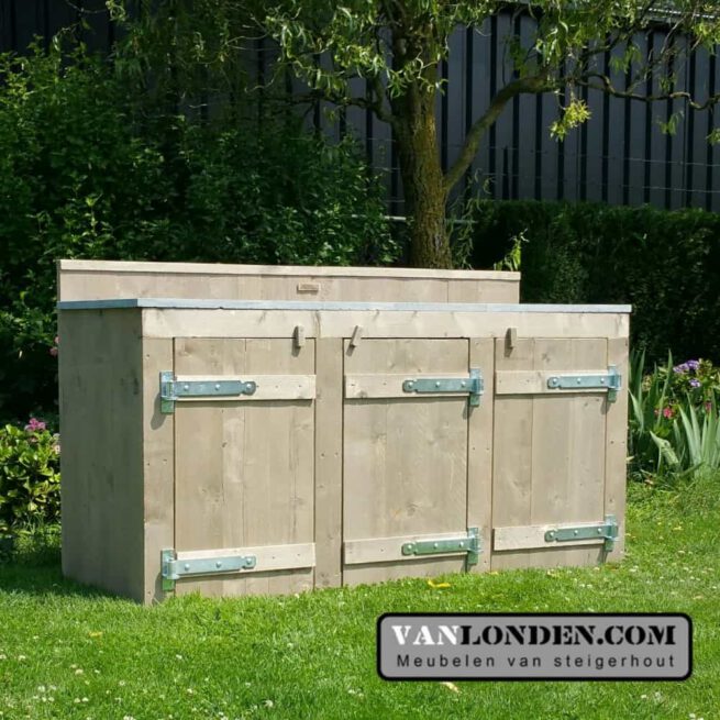 Steigerhouten buitenkeuken Julius (Steigerhouten buitenkeukens op maat gemaakt)