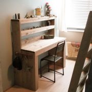 Steigerhouten bureau Barto (Steigerhouten bureaus op maat gemaakt)