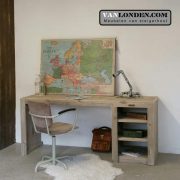 Steigerhouten bureau Jari (Steigerhouten bureaus op maat gemaakt)