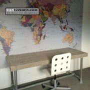 Steigerhouten bureau Jorrit (Steigerhouten bureaus op maat gemaakt)