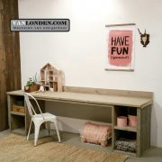 Steigerhouten bureau Martijn (Steigerhouten bureaus op maat gemaakt)