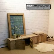 Steigerhouten dressoir / TV-meubel Dirk (Steigerhouten dressoir kasten bestellen)