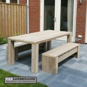 Steigerhouten eettafel Ella (Steigerhouten eettafels online bestellen)