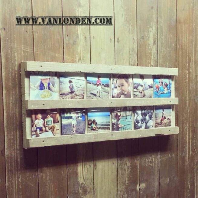 Steigerhouten fotobord Floor (Steigerhouten accessoires online bestellen)