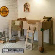 Steigerhouten halfhoogslaper Roderick (Steigerhouten halfhoogslapers)