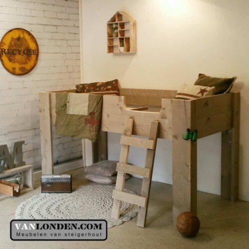 Steigerhouten halfhoogslaper Roderick (Steigerhouten halfhoogslapers)