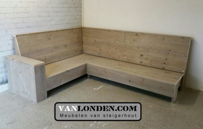 Steigerhouten hoekbank Moniek (Steigerhouten zitmeubelen online bestellen)