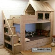Steigerhouten hoogslaper Kaj (Sale)