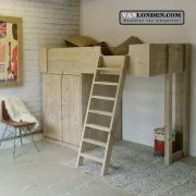 Steigerhouten hoogslaper Arne (Steigerhouten hoogslapers)