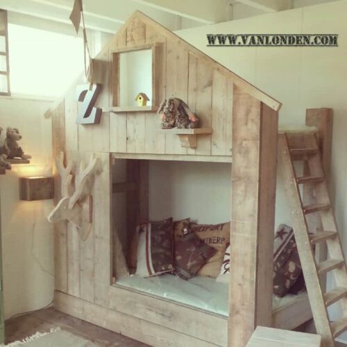 Steigerhouten hoogslaper Hugo (Steigerhouten hoogslapers)