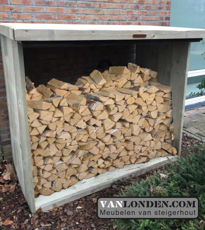 Steigerhouten houthok Maarten (Opbergmeubels)