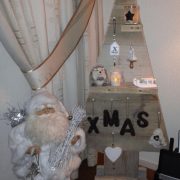 Kerstboom van steigerhout Santa (Steigerhouten accessoires online bestellen)
