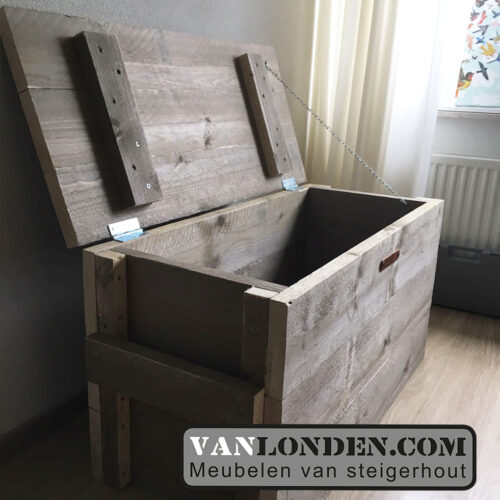Steigerhouten kist Robin (Accessoires voor steigerhouten bedden)