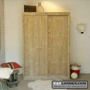 Steigerhouten kledingkast Allard (Steigerhouten kledingkasten online bestellen)