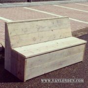 Steigerhouten klepbank Jet (Actieve steigerhouten zitbanken bestellen)
