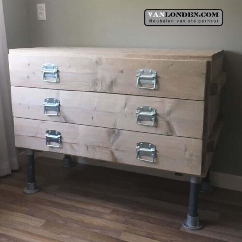 Steigerhouten commode Cato (Diverse steigerhouten kasten bestellen)