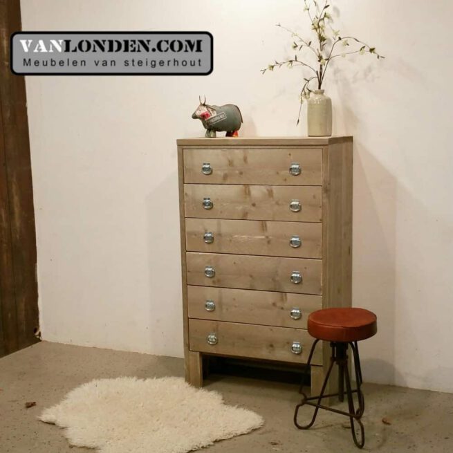 Steigerhouten ladekast Lucy (Diverse steigerhouten kasten bestellen)