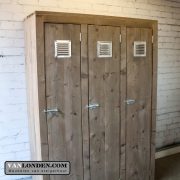 Steigerhouten lockerkast met roosters Julia (Steigerhouten open kasten bestellen)