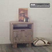 Steigerhouten nachtkastje Megan (Accessoires voor steigerhouten bedden)