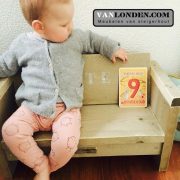 Steigerhouten peuterbankje Xavi (Actieve steigerhouten zitbanken bestellen)
