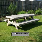 Steigerhouten picknicktafel Thijs (Steigerhouten eettafels online bestellen)