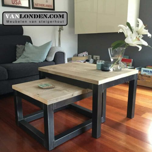 Steigerhouten salontafel Senn (Steigerhouten salontafels online bestellen)