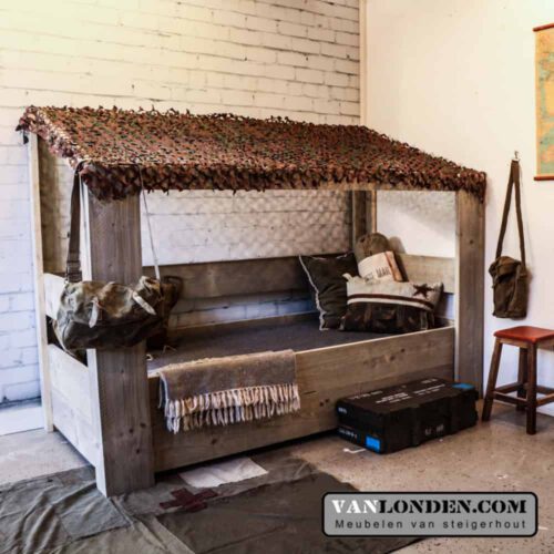 Steigerhouten survival bed Mason (Sale)