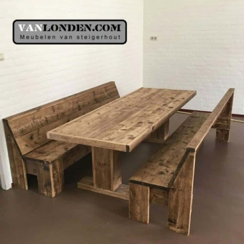 Steigerhouten tafel Tonny (Steigerhouten tafels)