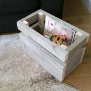 Steigerhouten lectuurbak Margriet (Opbergmeubels)