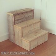 Steigerhouten trapje Tim (Steigerhouten accessoires online bestellen)