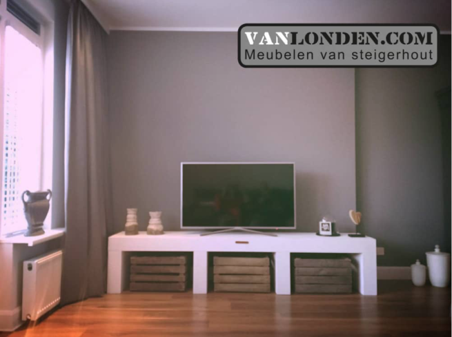 Steigerhouten tv-meubel Ilse (Steigerhouten TV-meubels op maat)