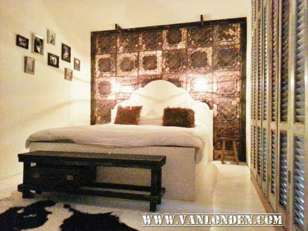 Steigerhouten tweepersoonsbed Sam
